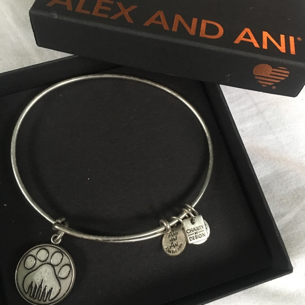 Alex and Ani Paw Print RS